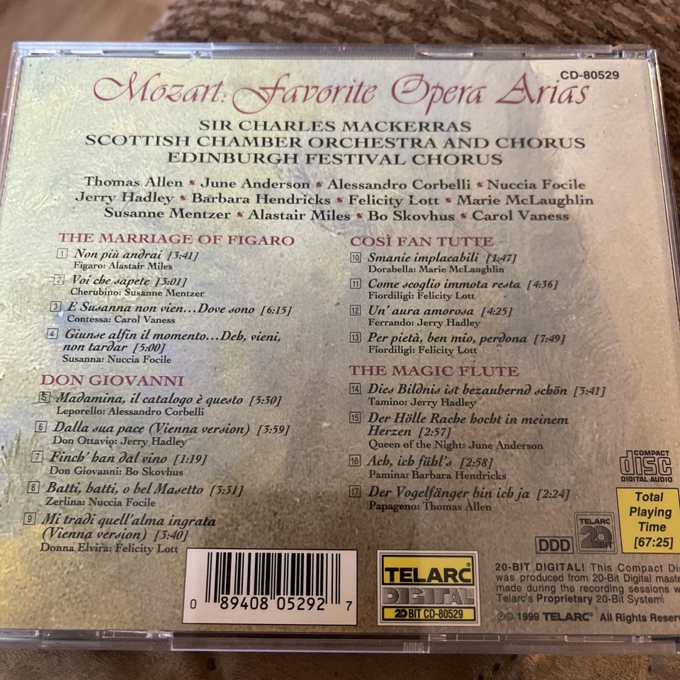 Flute Cd R Favorite Mozart Arias The Magic Flute (CD) Classical | eBay