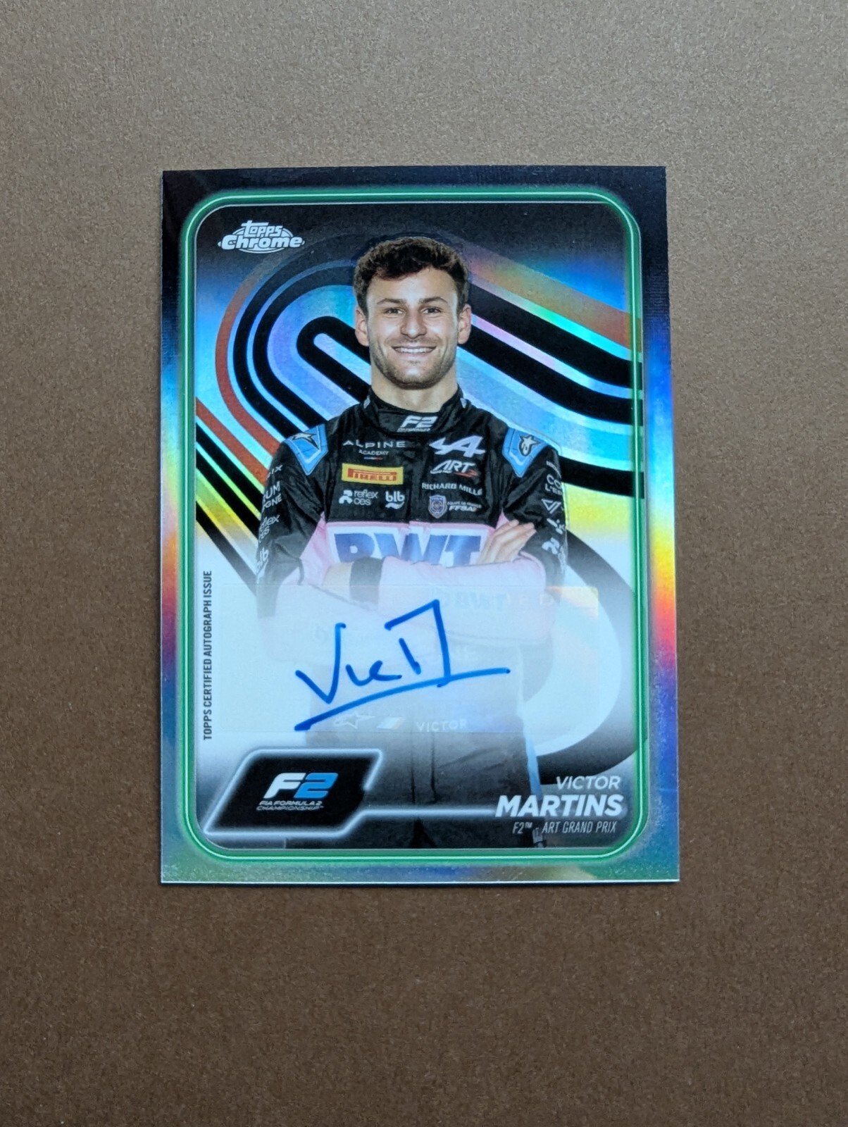 2024 Topps Chrome Formula 1 F1 Victor Martins Auto Refractor #CAC-MAR F2