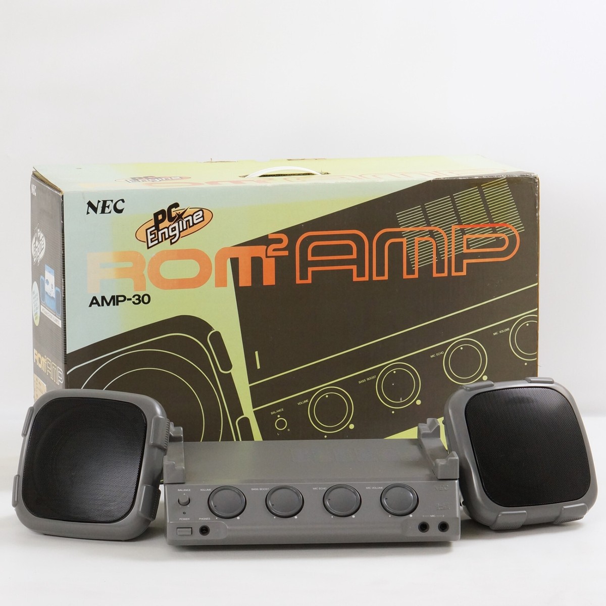 PC-Engine ROM ROM AMP Stereo Amplifier Boxed AMP-30 Tested PC-Engine ROM ROM AMP Stereo Amplifier Boxed AMP-30 Tested