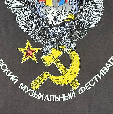 Vintage 1989 Moscow Music Peace Festival T-Shirt Size Medium Vintage 1989 Moscow Music Peace Festival T-Shirt Size Medium