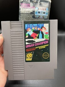Urban Champion HANGTAB BOX No Code Or Manual! (Nintendo NES)  Game & Box Only