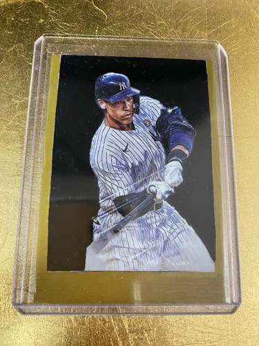 2022 Aaron Judge TOPPS Chrome Black And Gold CUSTOM ART CARD