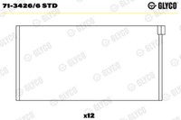 Glyco 71-3426/6 STD Pleuellager For Porsche