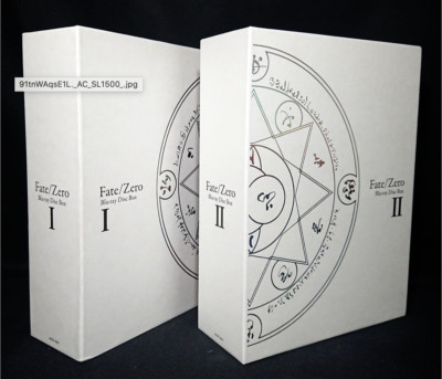 Aniplex anime Fate Zero Blu-ray Box 1-2 Limited Edition Set Japan rare F/S