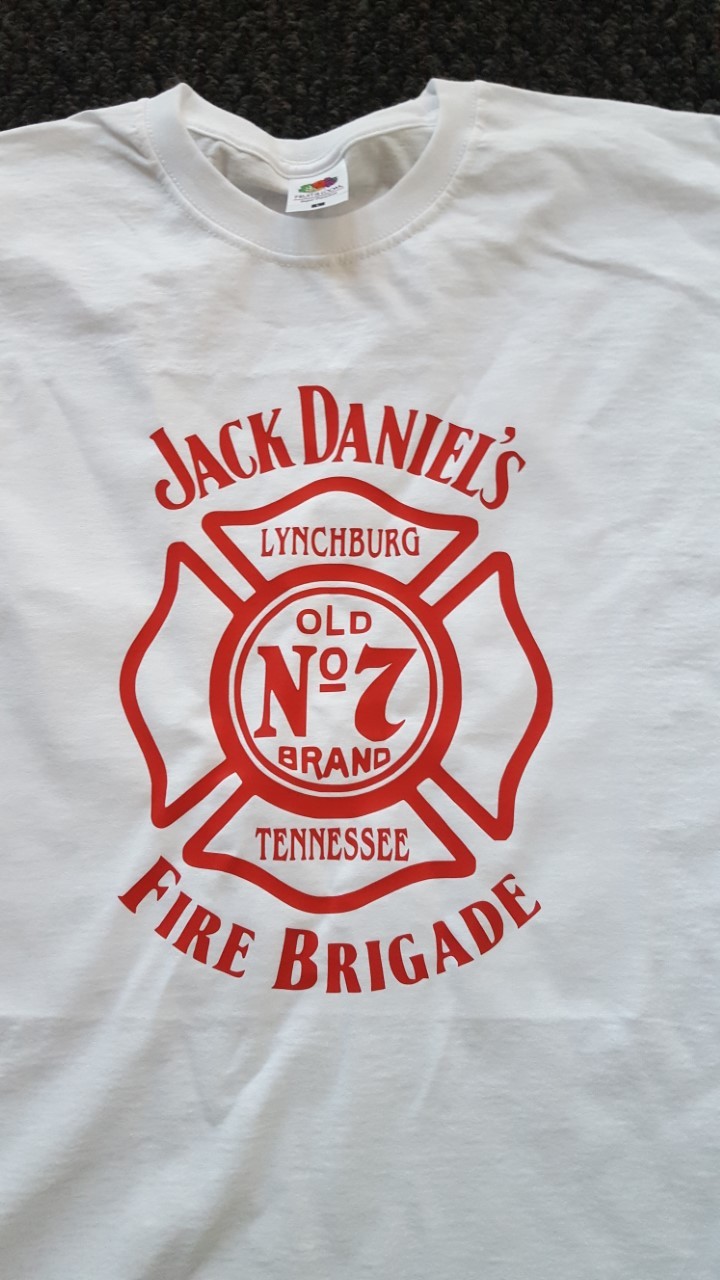 jack daniels firefighter shirt