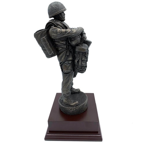 Airborne Drop Order Bronze Resin Figurine - Picture 4 of 5