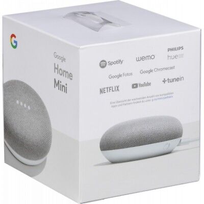 Google Home Mini Smart Small Speaker Chalk Grey Brand New Ships Worldwide Ebay