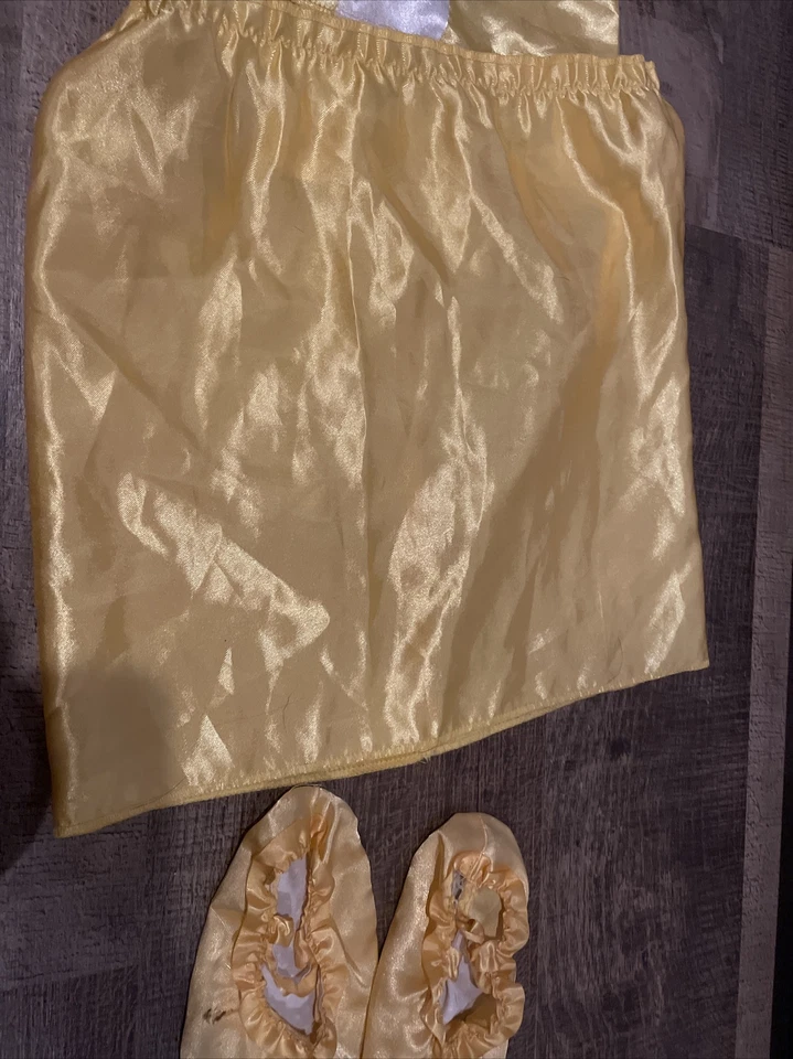 Disfraz de Dora la Exploradora para niños pequeños Halloween vestido amarillo y zapatillas Foto 4 de 4