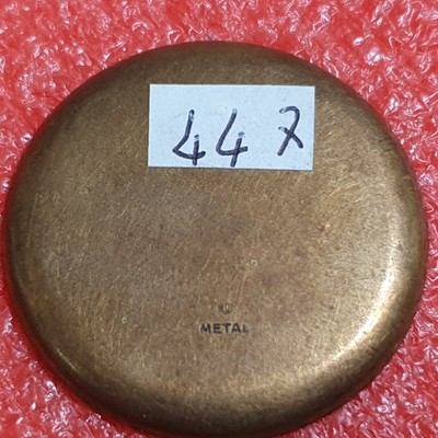 Uhrenboden Chrono Auslöser Metall Ø 35,5 x 33,5 x 2,7mm Gehäuseboden Vintage old