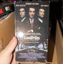 Warner Home Video GoodFellas VHS NTSC 1990 R Closed Captioned Crime Scorsese