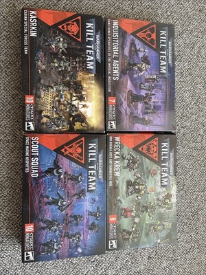 Kill Team: Wrecka crew, Kasrkin, Scout squad, Inquisitorial Agents Warhammer 40k