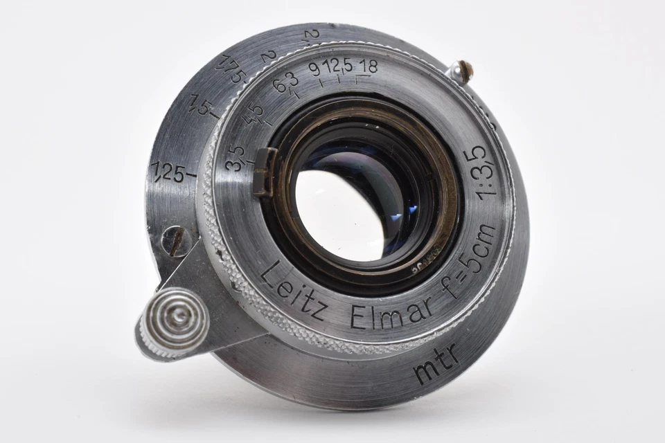 [Casi Como Nuevo] Leica Elmar L 50 mm f/3,5 Tipo Temprano Cromo Colapsado de JAPÓN Foto 4 de 4