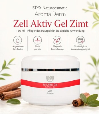 STYX -  Aroma Derm - Zell Aktiv Gel -  Zimt 150 ml Hautgel Naturkosmetik Pflege
