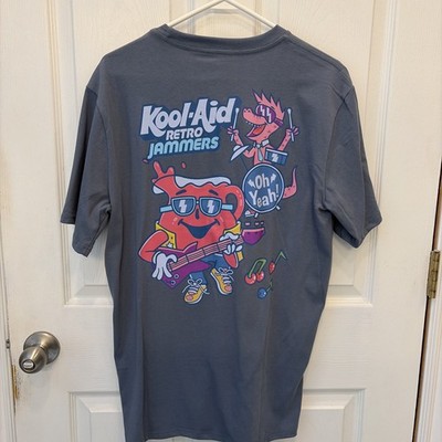 Kool-Aid Jammers Graphic T-shirt Men Medium  Blue Short Sleeve