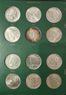 Complete 24 Coin Peace Silver Dollar Set, 1921-1935 High Grade VF To BU Set #10