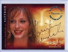 2006 Inkworks Firefly #A-10 Christina Hendricks as Saffron Autograph card RARE