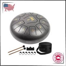 Steel Tongue Drum Panda Drum 11 Notes 10 Inch Tank drum percussion