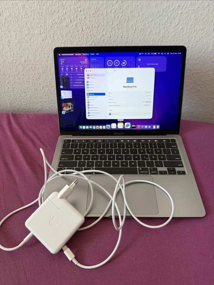 Apple MacBook Pro 13 Zoll (512GB SSD, M1, 8GB) Laptop - Space Grau - MYD92D/A...