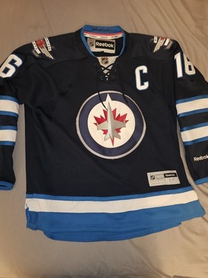 Reebok - 【Reebok】NHL Winnipeg Jets ゲームシャツ A-3449 Winnipeg Jets Reebok Premier Jersey – Andrew Ladd #16 (Captain C