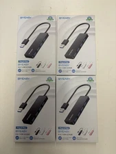 BYEASY 4 In 1 USB 3.0 HUB 5 Pack LOT Tech USB Splitter Brand New Sealed