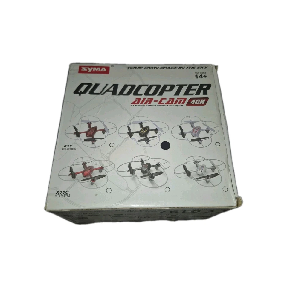 Syma X11C Quadcopter Air-Cam 4CH Drone Black with 2.4GHz Remote Control Open Box - Image 4 of 4