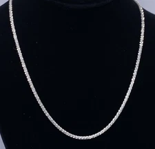 Giani Bernini Sterling Silver Sparkle Link Chain Necklace 20" NWT $180 MSRP