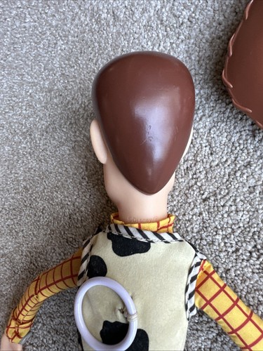Disney Toy Story 4 Woody sprechende Zugschnur 16" Puppe mit Hut Bonnie Boot FUNKTIONIERT - Bild 12 von 14
