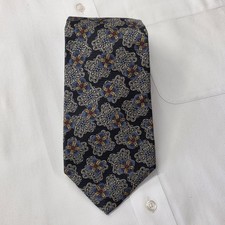 Robert Talbott Necktie Blue Geometric 100 Silk Designer Best of Class Tie USA