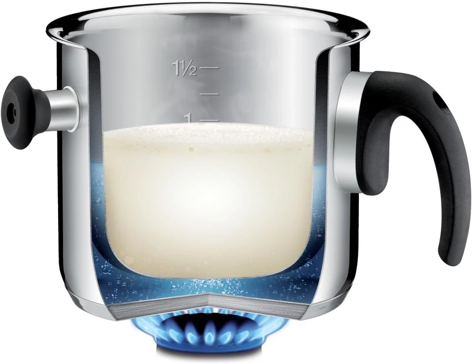 Tescoma Doppelwandiger Milchtopf PRESTO mit Deckel ø16 cm 2.0 L - Bild 3 von 4