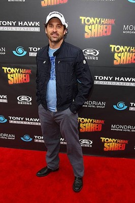 Patrick Dempsey arrives at the Tony Hawk Shred Presents Stand Up F- Old Photo 2