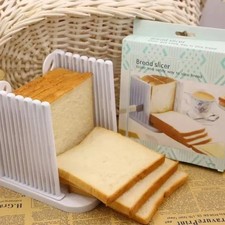 Adjustable Foldable Bread Slicer Guide Toast Cutter 4 Thickness ABS