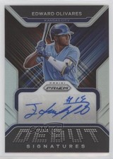 2022 Panini Prizm Debut Signatures Silver Prizm Edward Olivares #DS-EO Auto 0c6