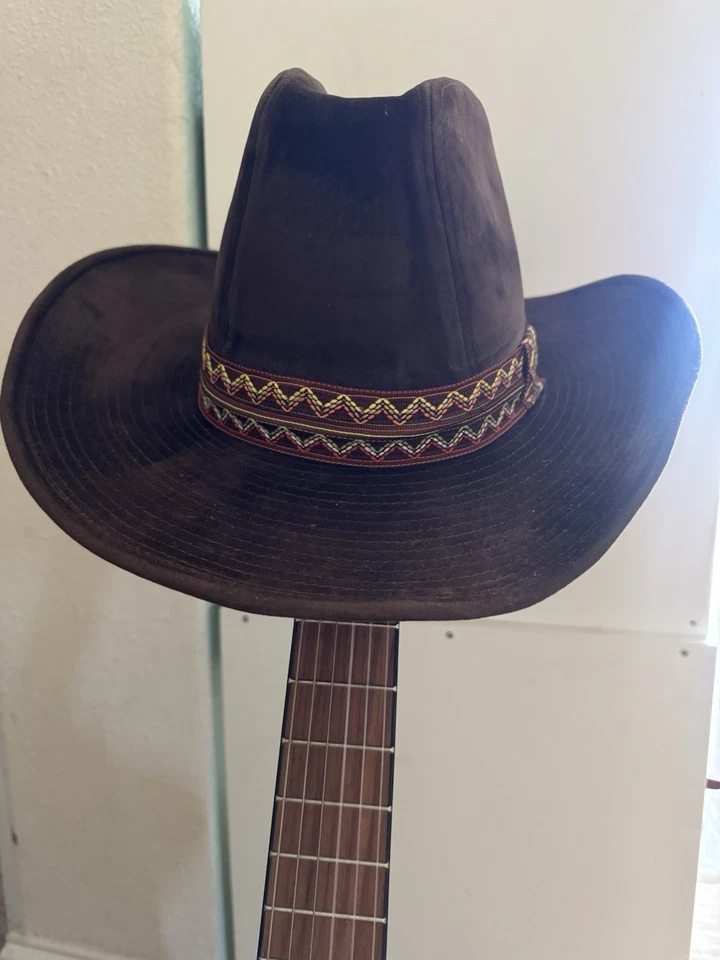 Cowboy Western Hat, vintage distressed Size Large 7 1/4-7 3/8  B19 - Image 3 of 4