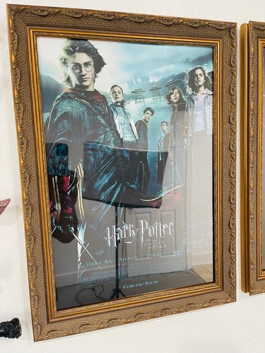 Harry Potter Full 8 Poster Full Set Framed | 13x19 | Ornate Gold Wood UV Acrylic - Picture 12 of 24