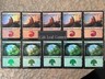 MTG *10 Foil Promo Basic Land(5 Forest, 5 Mountain)* (NM/LP)2017 Gift Pack Magic