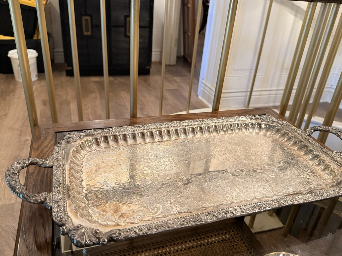 Sheridan Silver In Antique Us Silver-Plated Platters & Trays for
