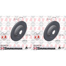 2x ZIMMERMANN BREMSSCHEIBEN 330mm HINTEN passend für GENESIS G70 KIA STINGER | 3