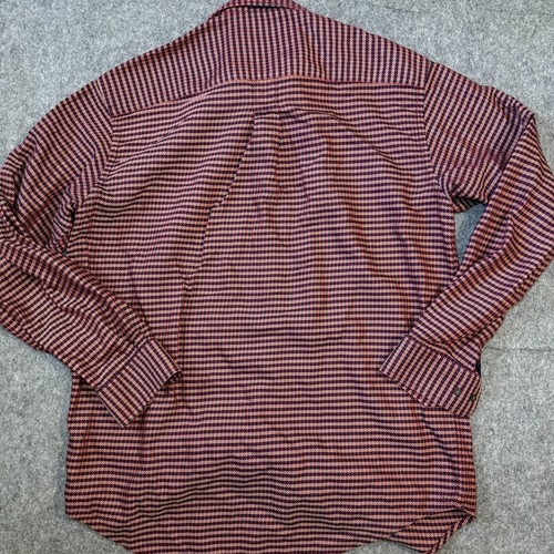 Bobby Jones Collection Button Down Long Sleeve Shirt Men L Woven In Italy - Picture 10 of 10