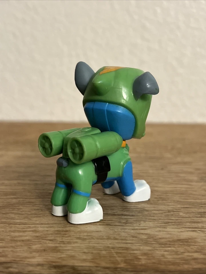 "Figura de juguete de PVC Paw Patrol Sea Rocky 2,5"" de vehículo Rocky Sea" Foto 4 de 4