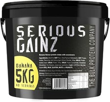 Serious Gainz - 5kg - Strong Mutant Mass Weight Gainer Best Protein Powder Shake 8.66 per kilo