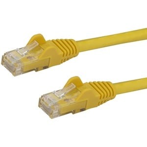 Startech 50Cm Cat6 Ethernet Cable Yellow Snagless Gigabit 100W Poe Utp 650Mhz Ca