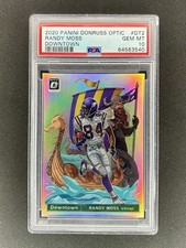 2020 Panini Donruss Optic #DT-2 Randy Moss Downtown PSA 10 Case Hit