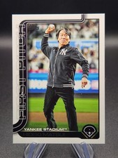2025 Topps Update Series Hideki Matsui First Pitch #FPU-6 Yankees Legend