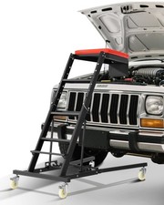Automotive Top Creeper, Engine Creeper 42.5"-64.8", 400 LBS Capacity High Top Cr