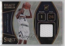 2021 Panini Select Draft Selections Memorabilia Silver Prizm Bones Hyland 11eh