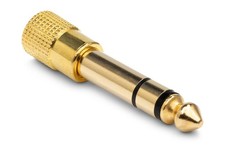 Hosa Headphone Adapter 3.5 mm TRS to 1/4 in TRS Headphone adapter