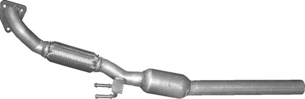 Polmo VorschalldäMpfer 24.60 FüR Bora 1J2 1J5 VW NEW Seat 1J6 1J1 Golf 9C1 Audi-image