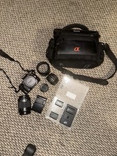 Sony Alpha 55 Digital SLR Camera Kit with Lenses, Bag, Batteries, Charger