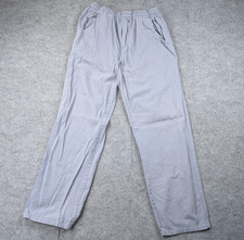 Crazy Shirts Hawaii Pants Men Medium Pull On Cotton Gray Coastal Minimalist Boho
