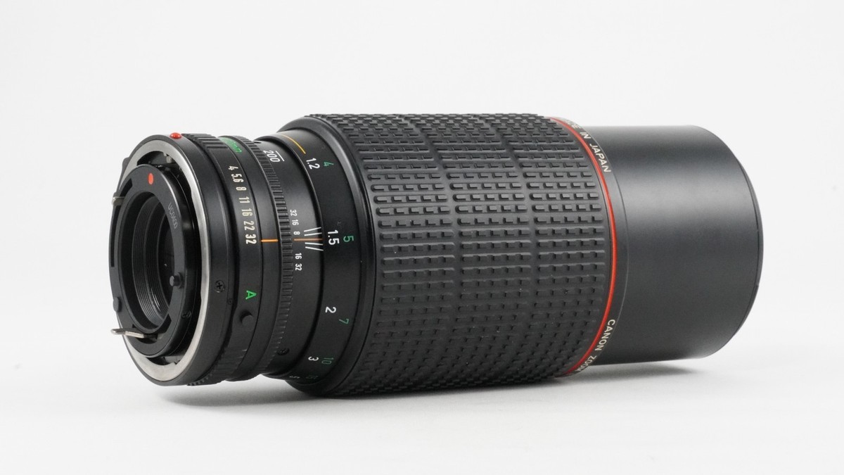 For repair】Canon New FD NFD 80-200mm f4 L MF Zoom Lens From JAPAN